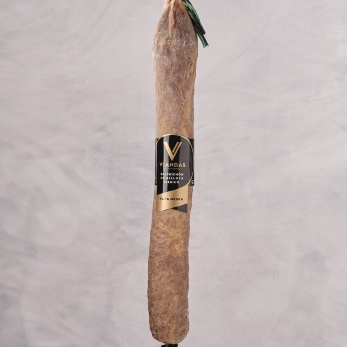 Salchichón Ibérico de Bellota Pata Negra pieza Caña 1,2kg - Imagen 1